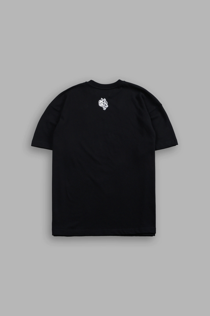 DORIAN V2 PREMIUM OVERSIZED TEE IN BLACK