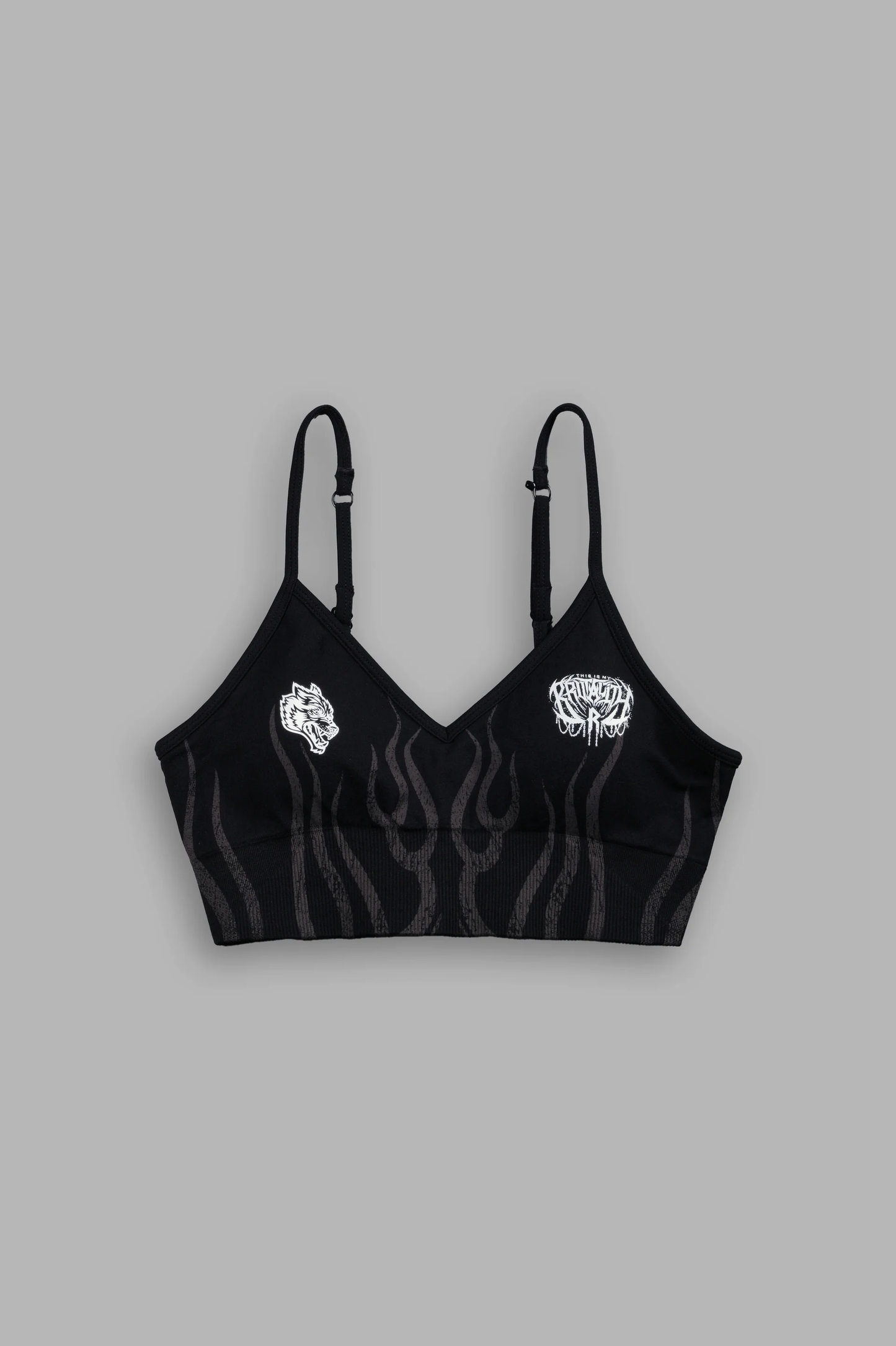 HELLFIRE "MAYA" SOFT SEAMLESS BRA IN BLACK