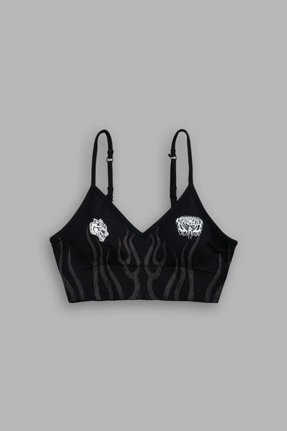 HELLFIRE "MAYA" SOFT SEAMLESS BRA IN BLACK