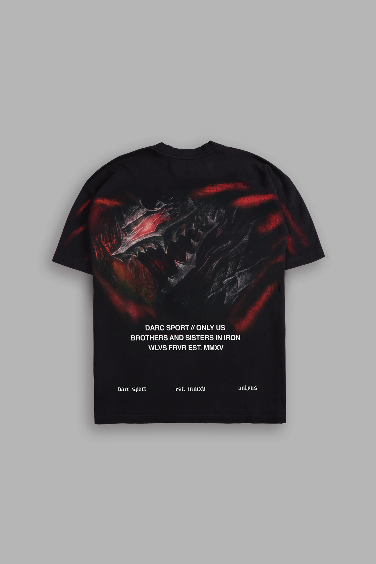 BERSERKER "PREMIUM" OVERSIZED TEE IN BLACK