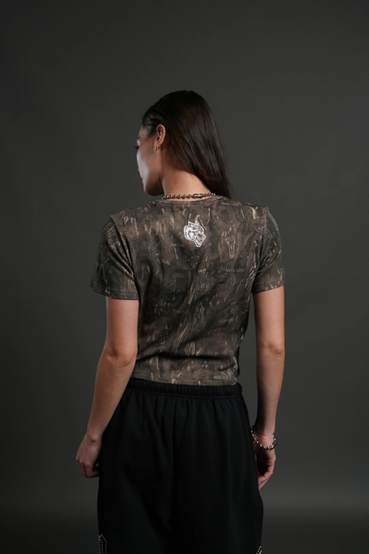 MIDNIGHT WOLVES "TIMELESS" TEE IN VINTAGE NORSE CAMO