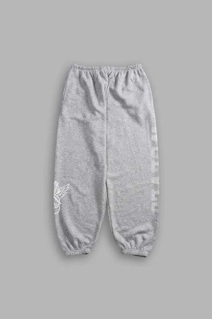 EST MMXV LIGHTWEIGHT LOUNGER SWEAT PANTS IN LIGHT ATHLETIC GRAY