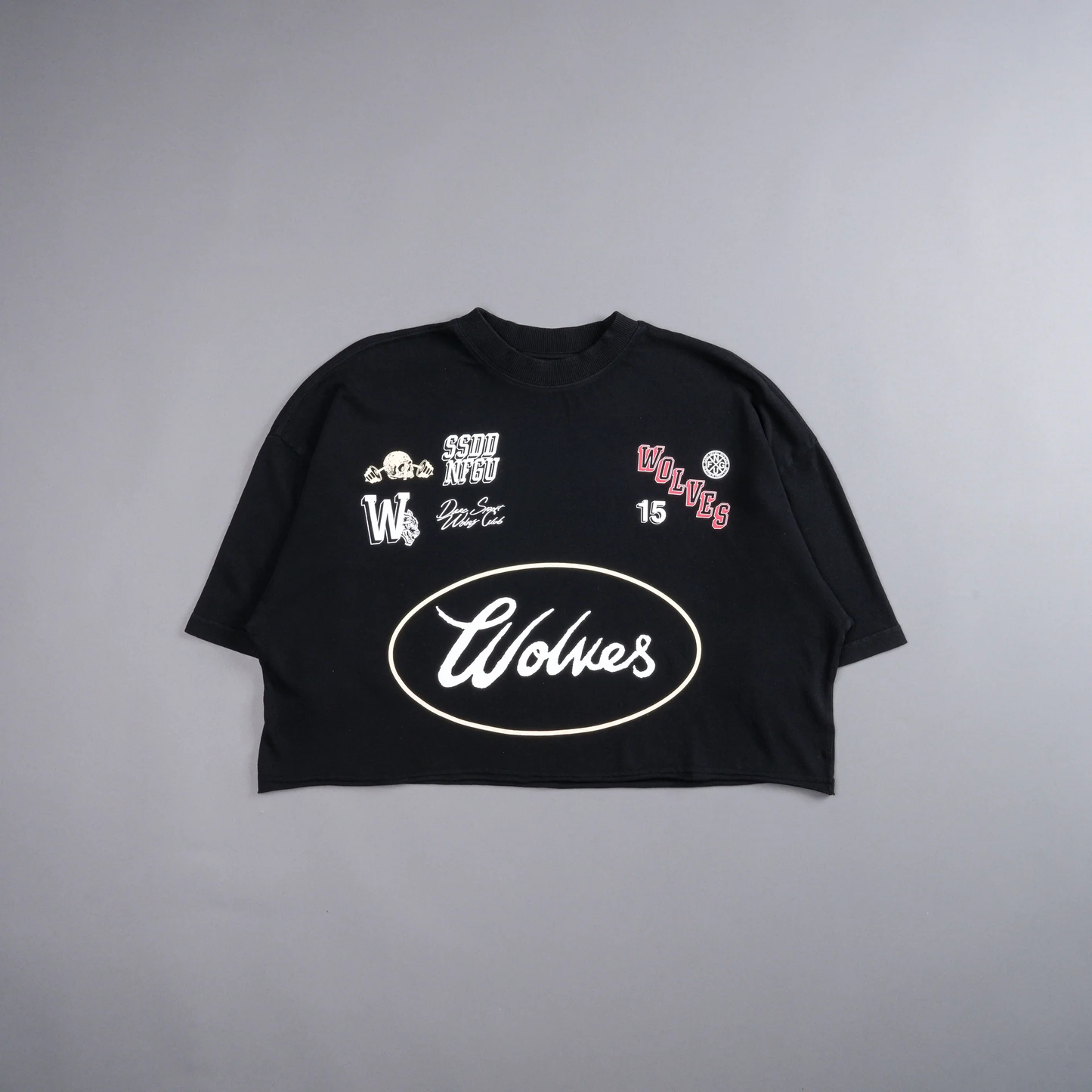 LIVE FAST V2 "PREMIUM" OVERSIZED (CROPPED) TEE IN BLACK