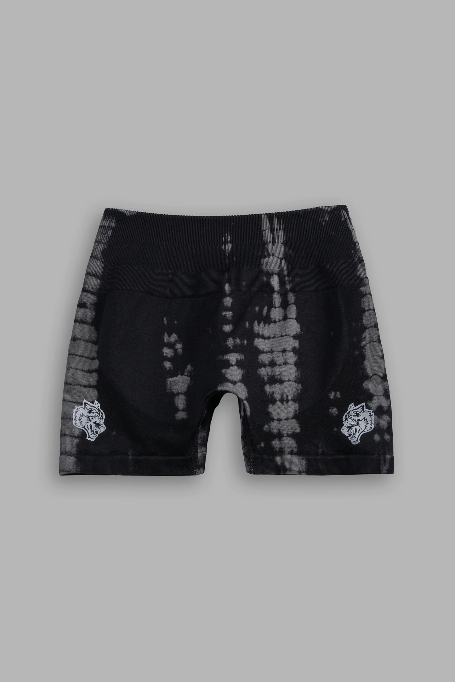 DUAL WOLF EVERSON SEAMLESS "SIERRA" SHORTS IN BLACK TONAL SERPENT