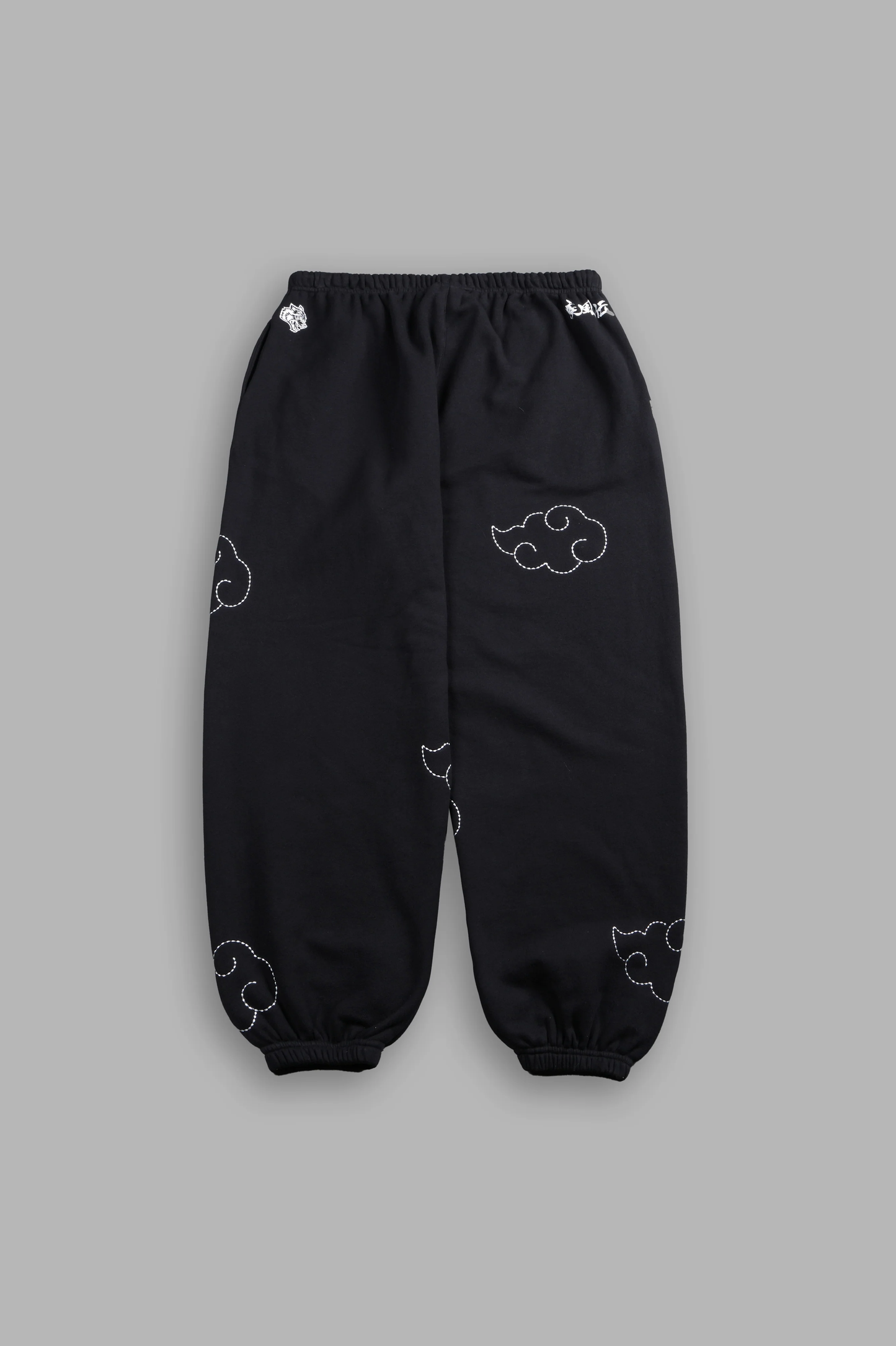 DARC CLOUDS LIGHTWEIGHT LOUNGER SWEAT PANTS IN BLACK